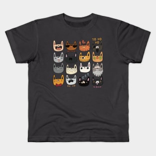 Whimsical cats Kids T-Shirt